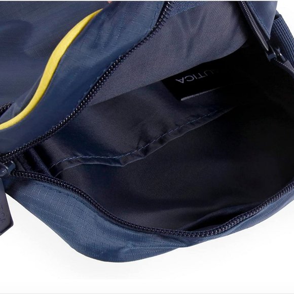 Nautica Crossbody Shoulder Bag in Navy/Yellow - Picture 5 of 11